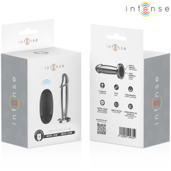 INTENSE - ANAL PLUG 10 VIBRATIONEN METALLDILDO MIT FERNBEDIENUNG S – Produktansicht 8