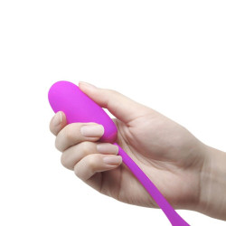 PRETTY LOVE - JULIUS WASSERDICHTES, WIEDERAUFLADBARES VIBRATIONSEI LILA – Produktansicht 6