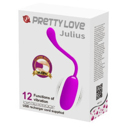 PRETTY LOVE - JULIUS WASSERDICHTES, WIEDERAUFLADBARES VIBRATIONSEI LILA – Produktansicht 11