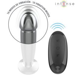 INTENSE - ANAL PLUG 10 VIBRATIONEN METALLDILDO MIT FERNBEDIENUNG M – Produktansicht 4