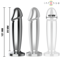INTENSE - ANAL PLUG 10 VIBRATIONEN METALLDILDO MIT FERNBEDIENUNG M – Produktansicht 5
