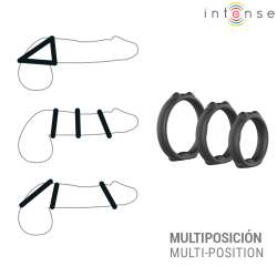 INTENSE - PETER 3ER-SET PENISRINGE MODELL 9 – Produktansicht 3