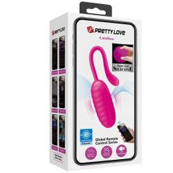 PRETTY LOVE - CATALINA PINK WIEDERAUFLADBARES VIBRIERENDES EI APP – Produktansicht 12