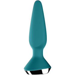 SATISFYER - PLUG ILICIOUS 1 PLUG VIBRATOR GRÜN – Produktansicht 2