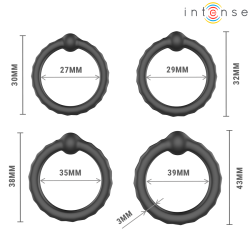 INTENSE - MICHIEL SET MIT 4 PENISRINGEN MODELL 10 – Produktansicht 5