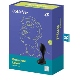 SATISFYER - BACKDOOR LOVER ROTER ANAL VIBRATOR STECKER SCHWARZ – Produktansicht 4
