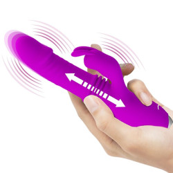 PRETTY LOVE - DOROTHY PURPLE WIEDERAUFLADBARER KANINCHENVIBRATOR – Produktansicht 8