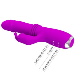 PRETTY LOVE - DOROTHY PURPLE WIEDERAUFLADBARER KANINCHENVIBRATOR – Produktansicht 10
