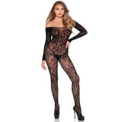 LEG AVENUE - 89366 SPITZEN-DESSOUS-BODYSTOCKING, SCHWARZ - EINHEITSGRÖSSE – Produktansicht 5