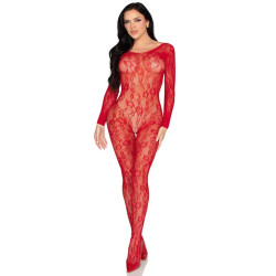 LEG AVENUE - 89366 SPITZEN-DESSOUS-BODYSTOCKING, ROT - EINHEITSGRÖSSE – Produktansicht 2