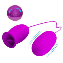 PRETTY LOVE - DAISY DUAL EGG WIEDERAUFLADBARER VIBRATOR LILA – Produktansicht 3