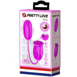 PRETTY LOVE - DAISY DUAL EGG WIEDERAUFLADBARER VIBRATOR LILA – Produktansicht 9