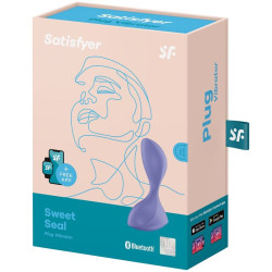 SATISFYER - SWEET SEAL VIBRIERSTECKER APP VIOLETT – Produktansicht 4