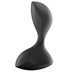 SATISFYER - SWEET SEAL VIBRIERENDE PLUGAPP SCHWARZ – Produktansicht 2