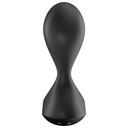 SATISFYER - SWEET SEAL VIBRIERENDE PLUGAPP SCHWARZ – Produktansicht 3
