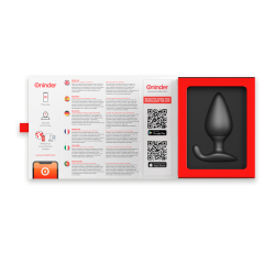 ONINDER - RIO VIBRIERENDER ANALPLUG SCHWARZ - KOSTENLOSE APP – Produktansicht 5