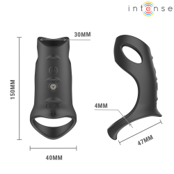 INTENSE - JEROME VERSTELLBARER VIBRIERENDER PENISRING MODELL 12 – Produktansicht 8