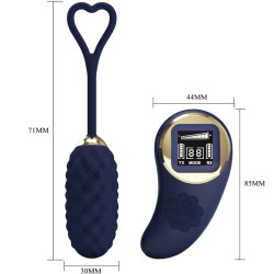 PRETTY LOVE - VIVIAN BLUE VIBRATIONS-EI MIT FERNBEDIENUNG – Produktansicht 5