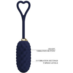 PRETTY LOVE - VIVIAN BLUE VIBRATIONS-EI MIT FERNBEDIENUNG – Produktansicht 6