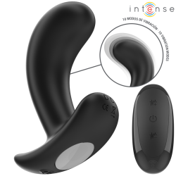 INTENSE - CHANDLER ANAL PLUG 10 VIBRATIONEN SCHWARZ FERNBEDIENUNG – Produktansicht 2