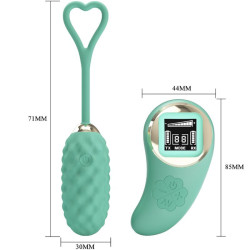 PRETTY LOVE - VIVIAN GREEN VIBRIERENDES EI MIT FERNBEDIENUNG – Produktansicht 5