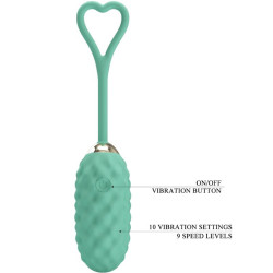 PRETTY LOVE - VIVIAN GREEN VIBRIERENDES EI MIT FERNBEDIENUNG – Produktansicht 6