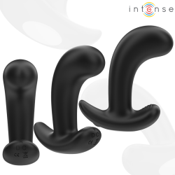 INTENSE - CHANDLER ANAL PLUG 10 VIBRATIONEN SCHWARZ FERNBEDIENUNG – Produktansicht 4