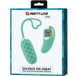 PRETTY LOVE - VIVIAN GREEN VIBRIERENDES EI MIT FERNBEDIENUNG – Produktansicht 9