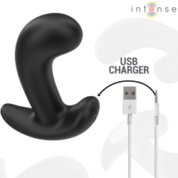 INTENSE - CHANDLER ANAL PLUG 10 VIBRATIONEN SCHWARZ FERNBEDIENUNG – Produktansicht 6