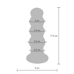 TOYJOY - BUTTOCKS DER STRAHLENDE GLAS-BUTTPLUG – Produktansicht 2