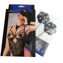 CHILIROSE - CR 4675 NIPPELABDECKUNGEN SCHWARZ – Produktansicht 2