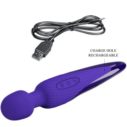 PRETTY LOVE - ANTONY YOUTH WAND VIBRATOR VIOLET WRMEEFFEKT – Produktansicht 5