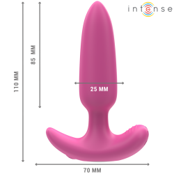 INTENSE - ROSS ANAL PLUG 10 VIBRATIONEN ROSA FERNBEDIENUNG – Produktansicht 3