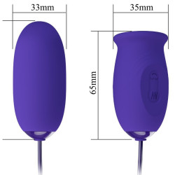 PRETTY LOVE - DAISY YOUTH VIOLET WIEDERAUFLADBARER VIBRATOR-STIMULATOR – Produktansicht 4