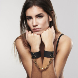 BIJOUX INDISCRETS MAZE - BREITE MANSCHETTEN SCHWARZ – Produktansicht 3