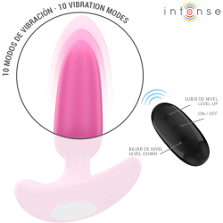 INTENSE - ROSS ANAL PLUG 10 VIBRATIONEN ROSA FERNBEDIENUNG – Produktansicht 5