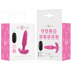 INTENSE - ROSS ANAL PLUG 10 VIBRATIONEN ROSA FERNBEDIENUNG – Produktansicht 7