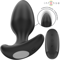 INTENSE - JOEY ANAL PLUG 10 VIBRATIONEN SCHWARZ FERNBEDIENUNG – Produktansicht 2