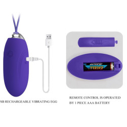 PRETTY LOVE - JENNY YOUTH VERLETZT EGG FERNBEDIENUNG VIOLETT – Produktansicht 6