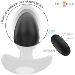 INTENSE - JOEY ANAL PLUG 10 VIBRATIONEN SCHWARZ FERNBEDIENUNG – Produktansicht 5