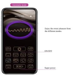 PRETTY LOVE - VIBRIERENDES EI DER NYMPHE, APP-GESTEUERT, LILA – Produktansicht 14