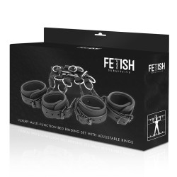 FETISH SUBMISSIVE - LUXUS-BETTBAND-SET MIT NOPRENE-FUTTER – Produktansicht 10