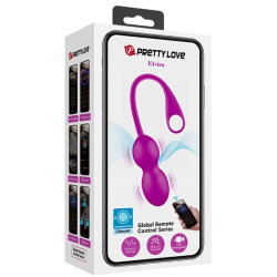 PRETTY LOVE - ELVIRA WIEDERAUFLADBARE VIBRIERBLLE LILA – Produktansicht 14