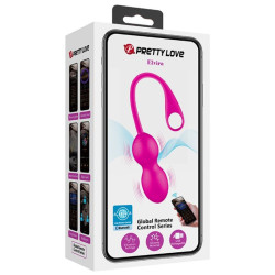 PRETTY LOVE - ELVIRA PINK WIEDERAUFLADBARE VIBRIERBLLE – Produktansicht 14