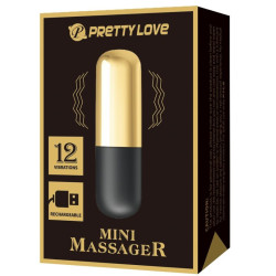 PRETTY LOVE - GOLDENER WIEDERAUFLADBARER KUGELVIBRATOR – Produktansicht 7