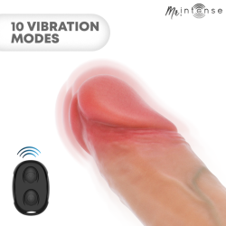 MR INTENSE - ARNOLD M VIBRATOR SILIKON-PENISHÜLLE MIT FERNBEDIENUNG 14,5 CM -Ø- 4 CM – Produktansicht 2