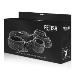 FETISH SUBMISSIVE - SET AUS HANDSCHELLEN UND KRAWATTEN MIT NOPRENE-FUTTER – Produktansicht 9