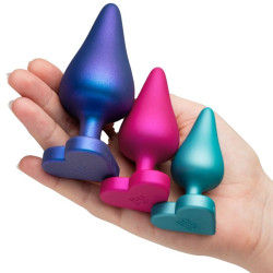 ROMP - LUSTER ANAL TRAININGSSET S/M/L MIT HERZFÖRMIGER BASIS – Produktansicht 5