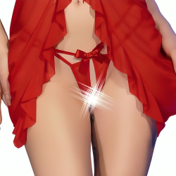 CHILIROSE - CR 4696 BABYDOLL & TANGA, SCHWARZ – Produktansicht 2