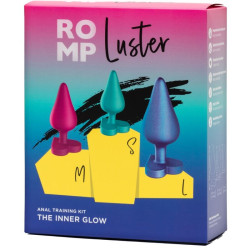 ROMP - LUSTER ANAL TRAININGSSET S/M/L MIT HERZFÖRMIGER BASIS – Produktansicht 9